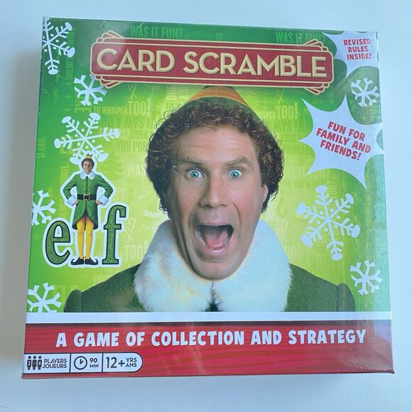 Elf Card Scramble‎ Family Board Game - 2 to 4 Players - Christmas - Will Ferrell - Picture 1 of 6